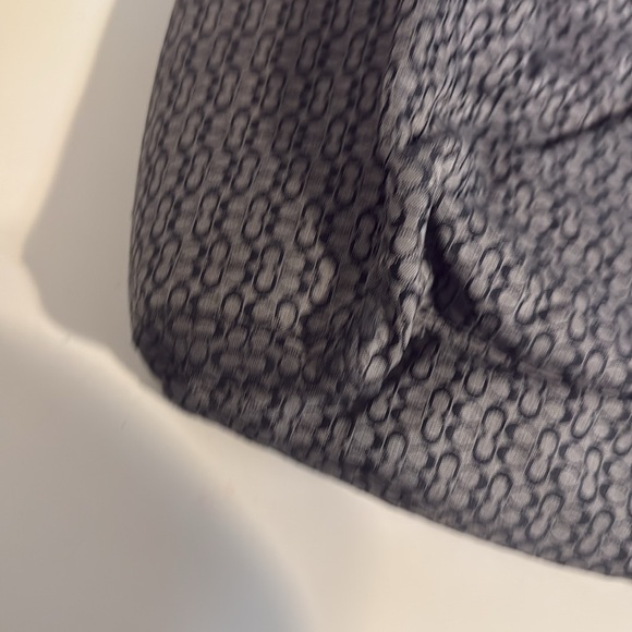 Coach Black and Tan Geometric Tote Bag - Picture 8 of 10